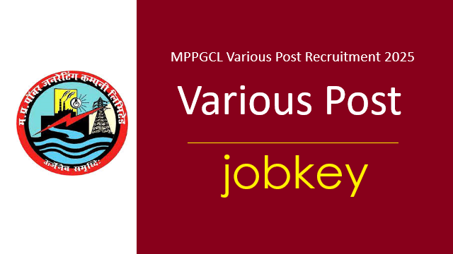 MPPGCL Various Post Online Form 2025-jobkey